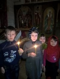 Воскресная школа при храме Новомучеников и Исповедников Российских в п. Оленино
